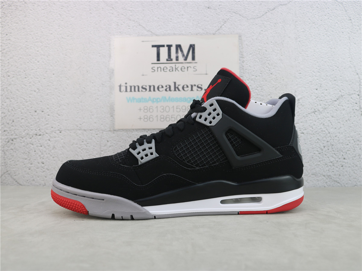 GX Batch Air Jordan 4 Retro Bred 308497-060